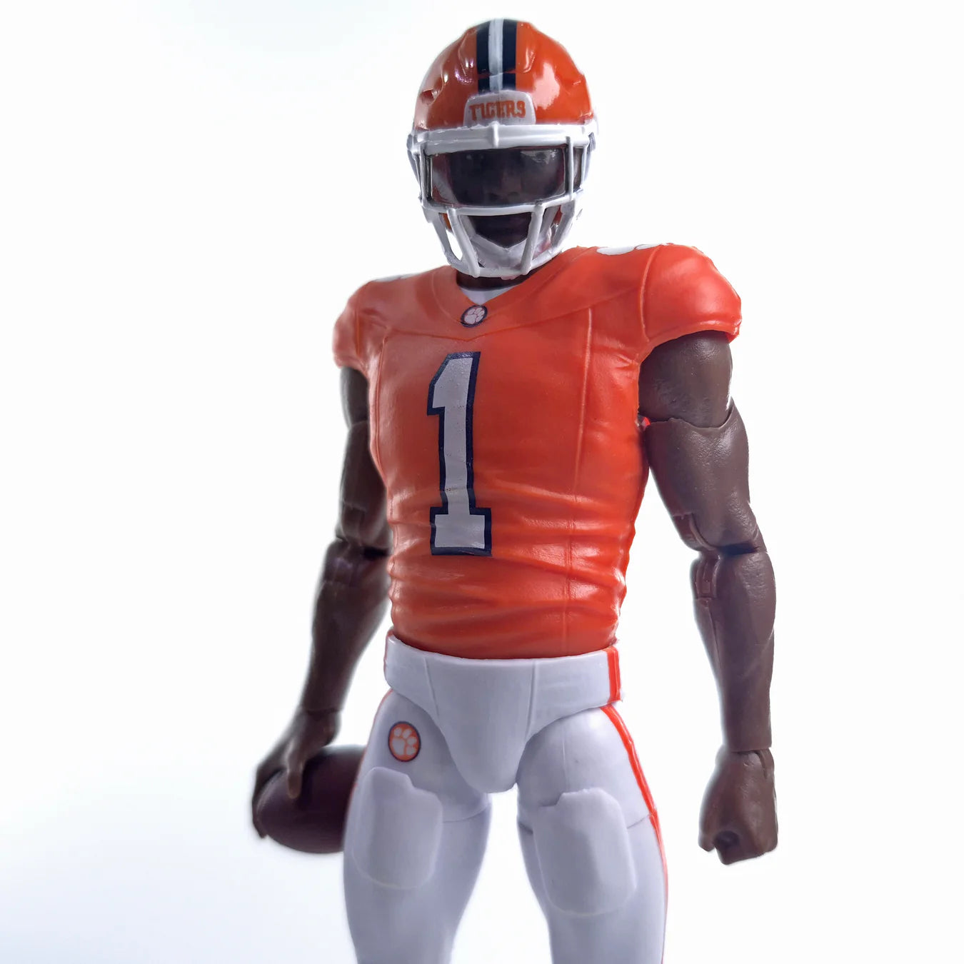 #1 Clemson Tiger Walk On Player Action Figure - Dark
