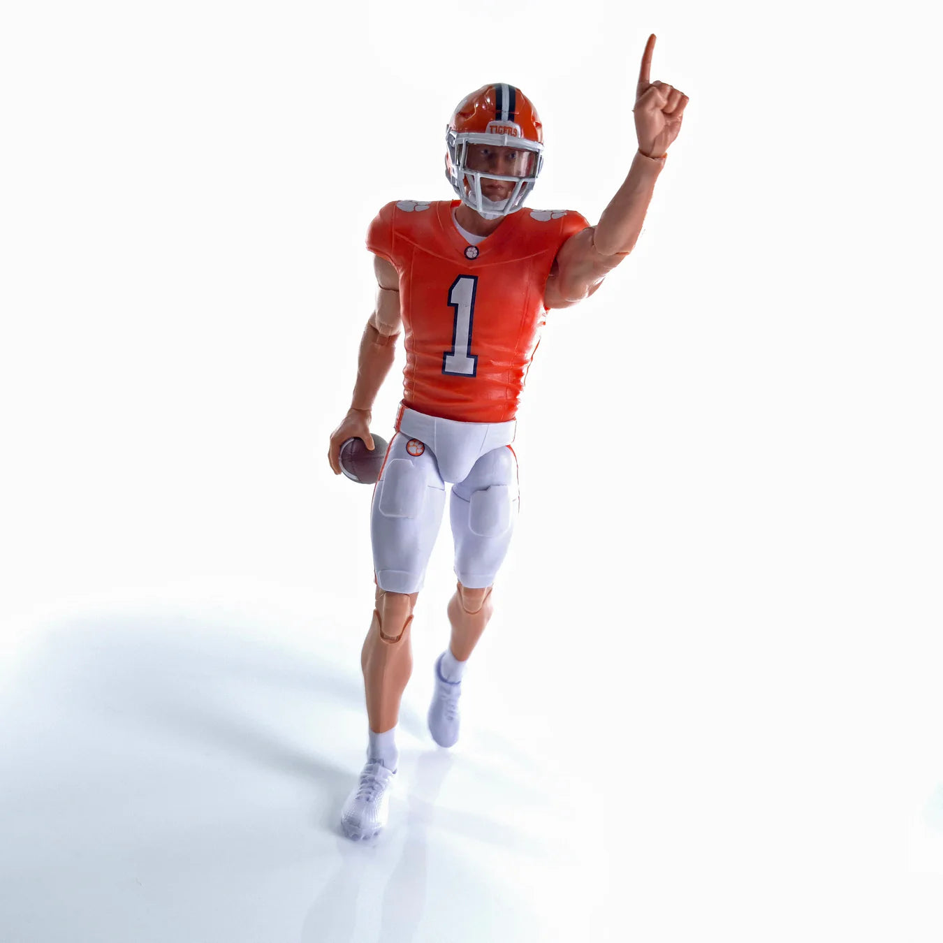 #1 Clemson Tiger Walk On Player Action Figure - Light
