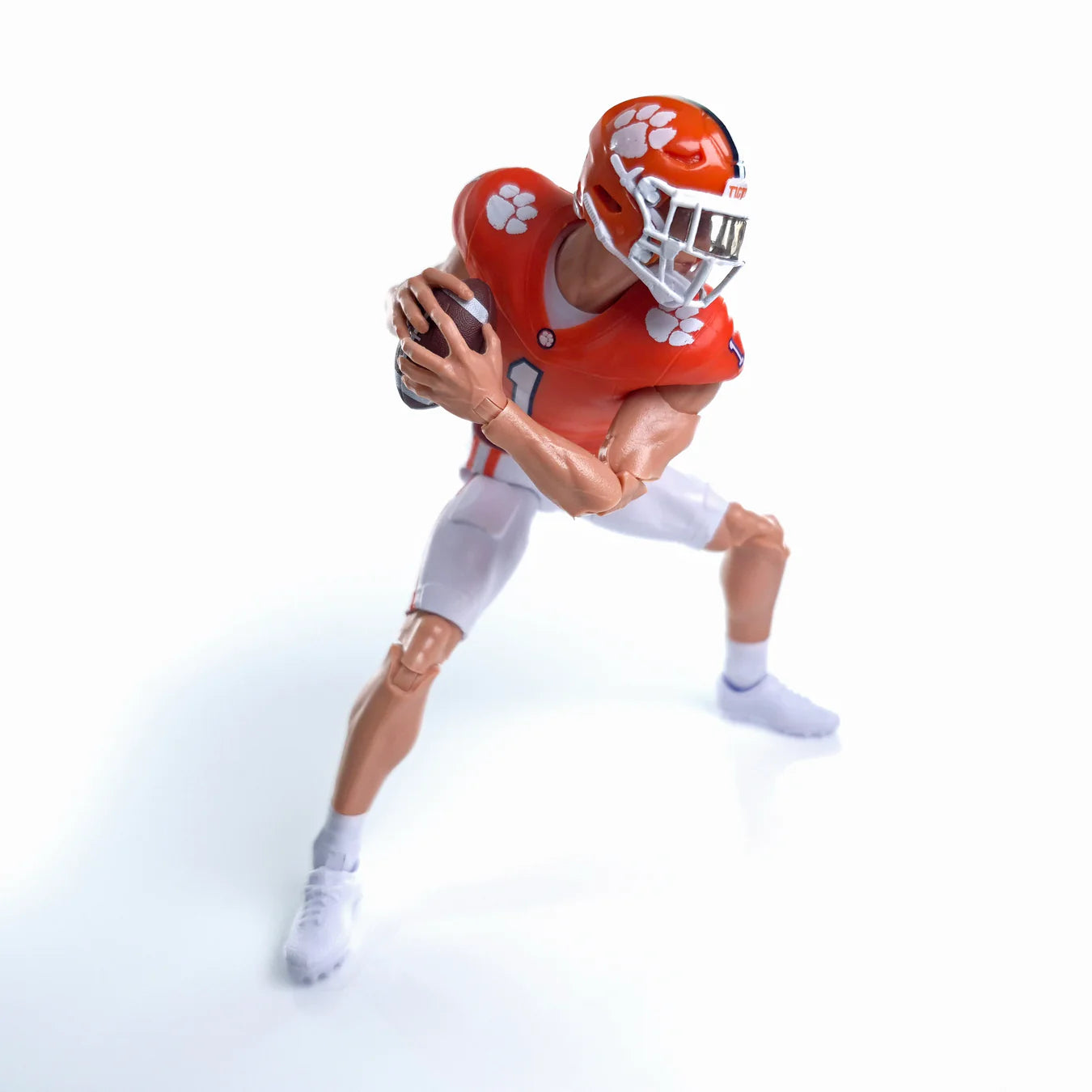 #1 Clemson Tiger Walk On Player Action Figure - Light
