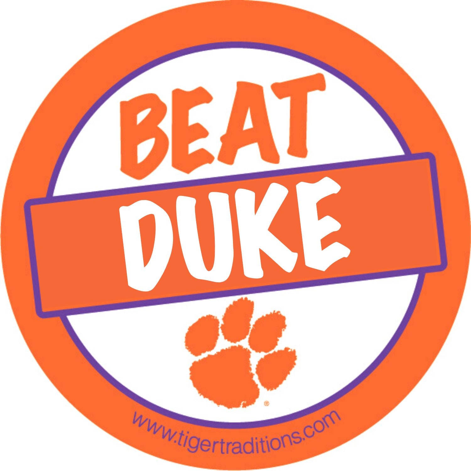 CLEMSON BEAT STICKERS