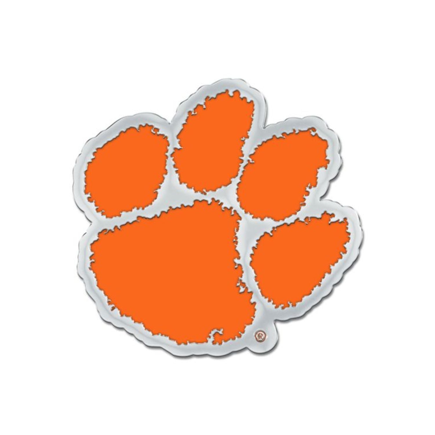 CLEMSON TIGERS ORANGE PAW EMBLEM