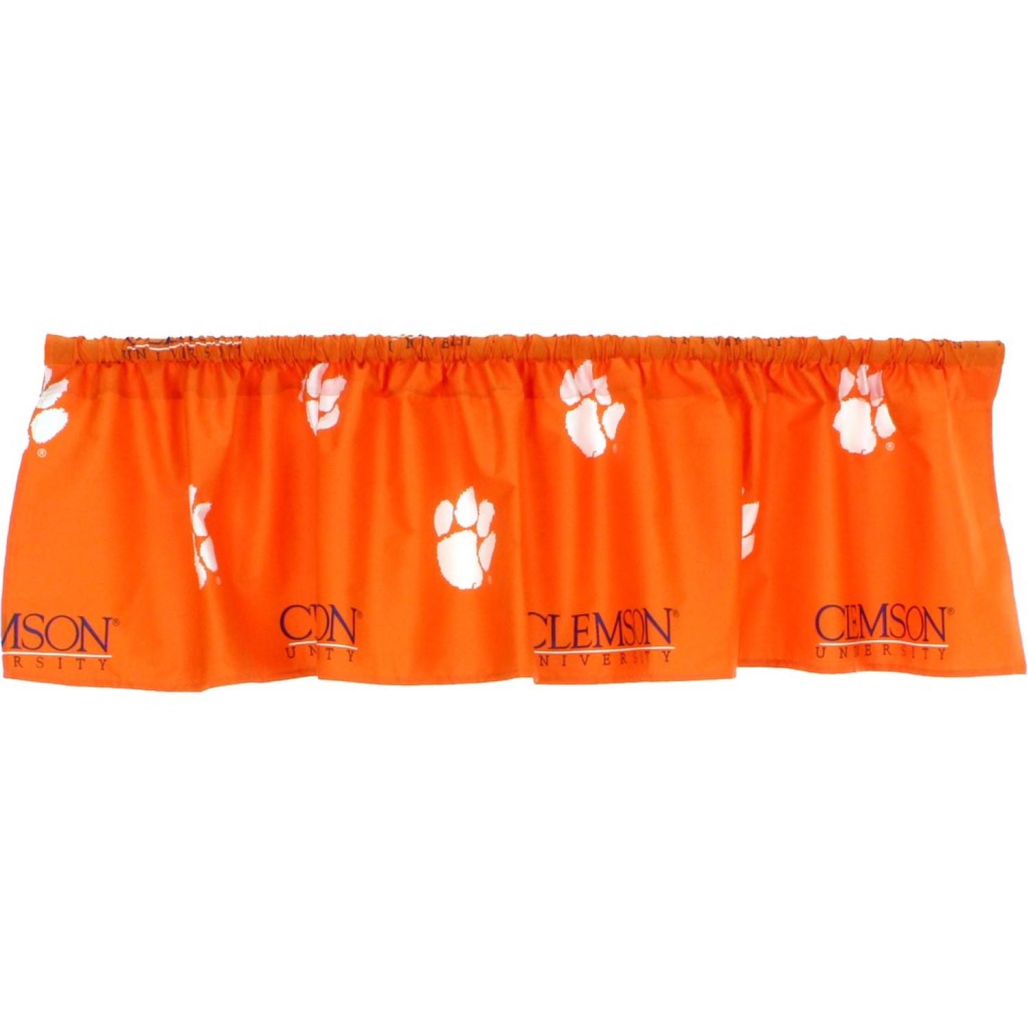 Clemson Tiger Curtain Valance