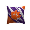 CLEMSON TIGERS RETRO JAZZ DECORATIVE PILLOW