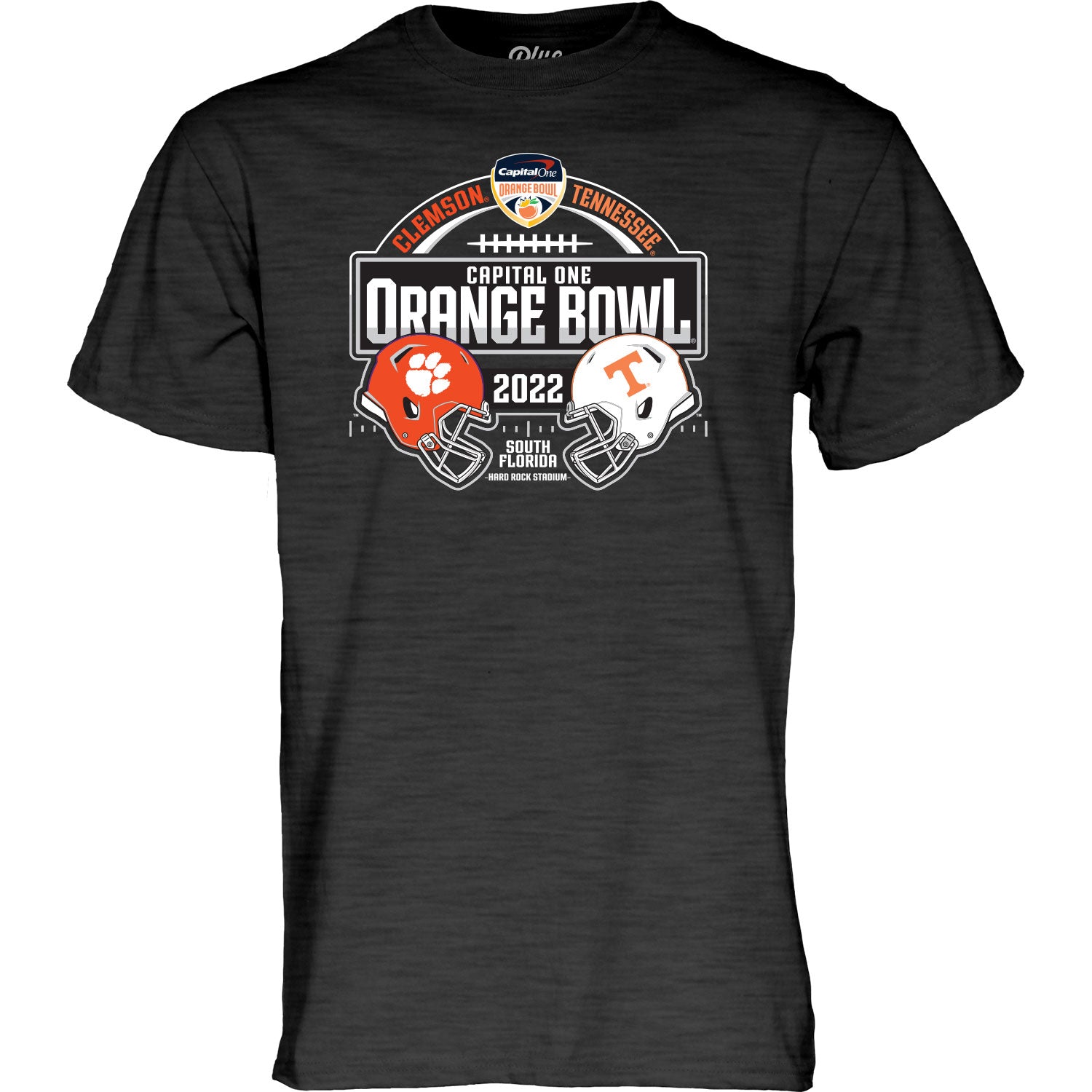 2022 CLEMSON TIGERS ORANGE BOWL HELMET T-SHIRT