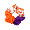 CLEMSON TIGERS MULTICOLOR COLORBLOCK SCRUNCHIE