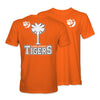 CLEMSON TIGERS ORANGE PALMETTO TREE BASEBALL TEE