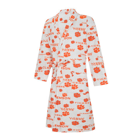 strapless open back dress CLEMSON TIGERS ROBE