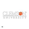 CLEMSON TIGERS 10&quot; WHITE UNIVERSITY DECAL