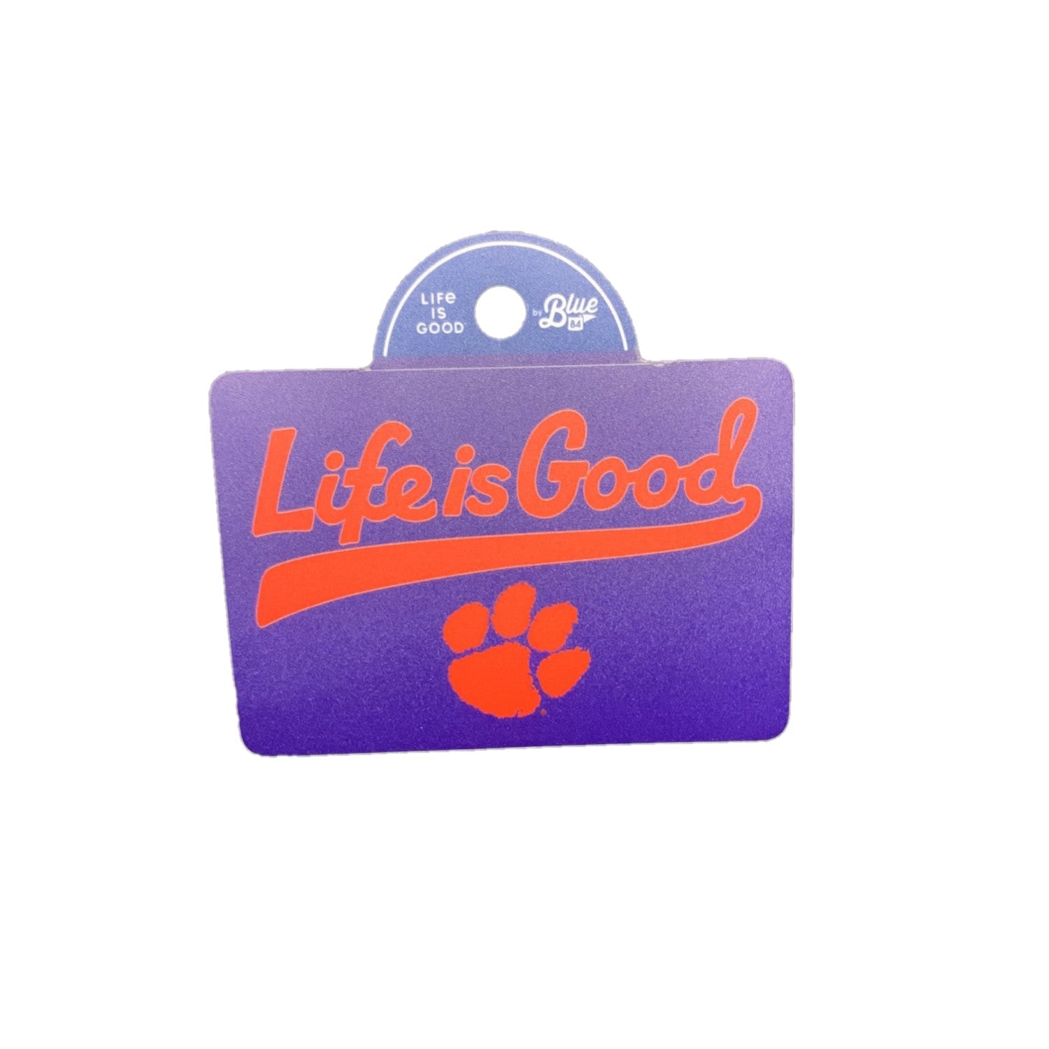 CLEMSON TIGERS LIFE IS GOOD DECAL