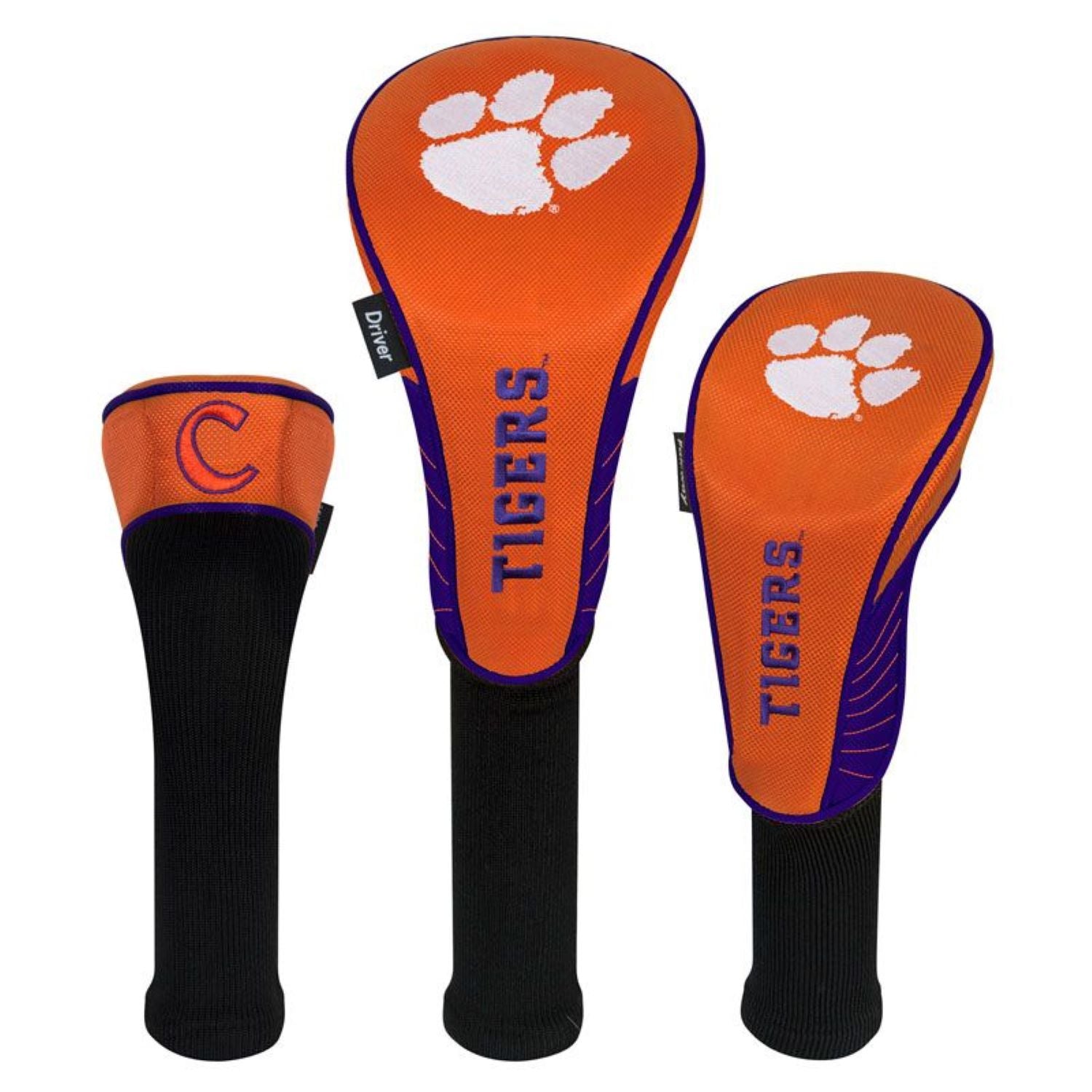 Clemson Tigers 3 Pack Headcovers