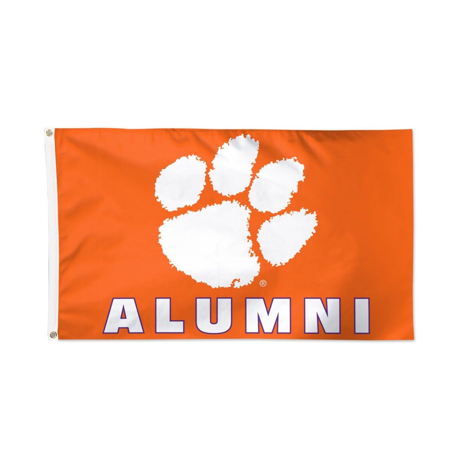 CLEMSON TIGERS ORANGE ALUMNI 3X5 HOUSE FLAG