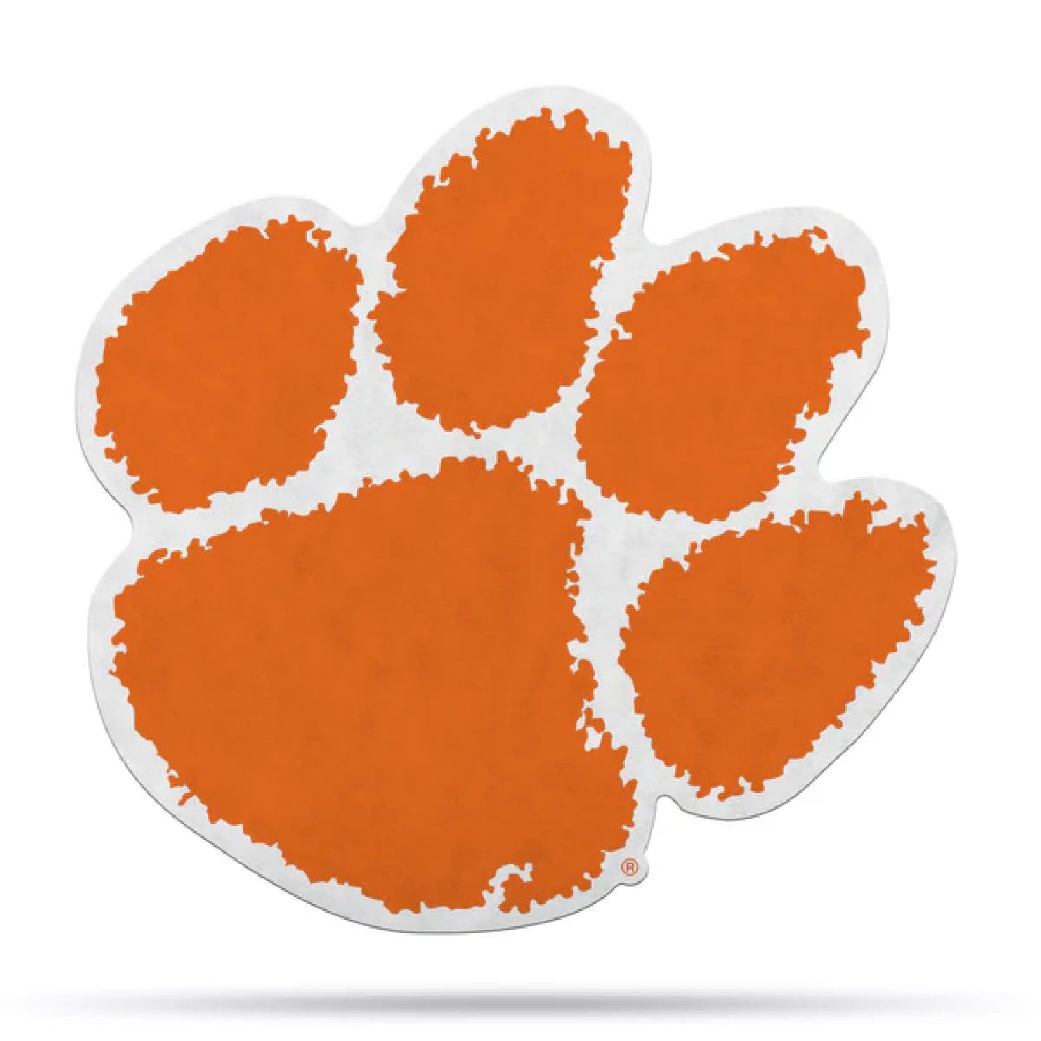 CLEMSON TIGERS PAW SHAPE PENNANT