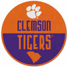 CLEMSON TIGERS ORANGE/PURPLE TIGERS CIRCLE PENNANT