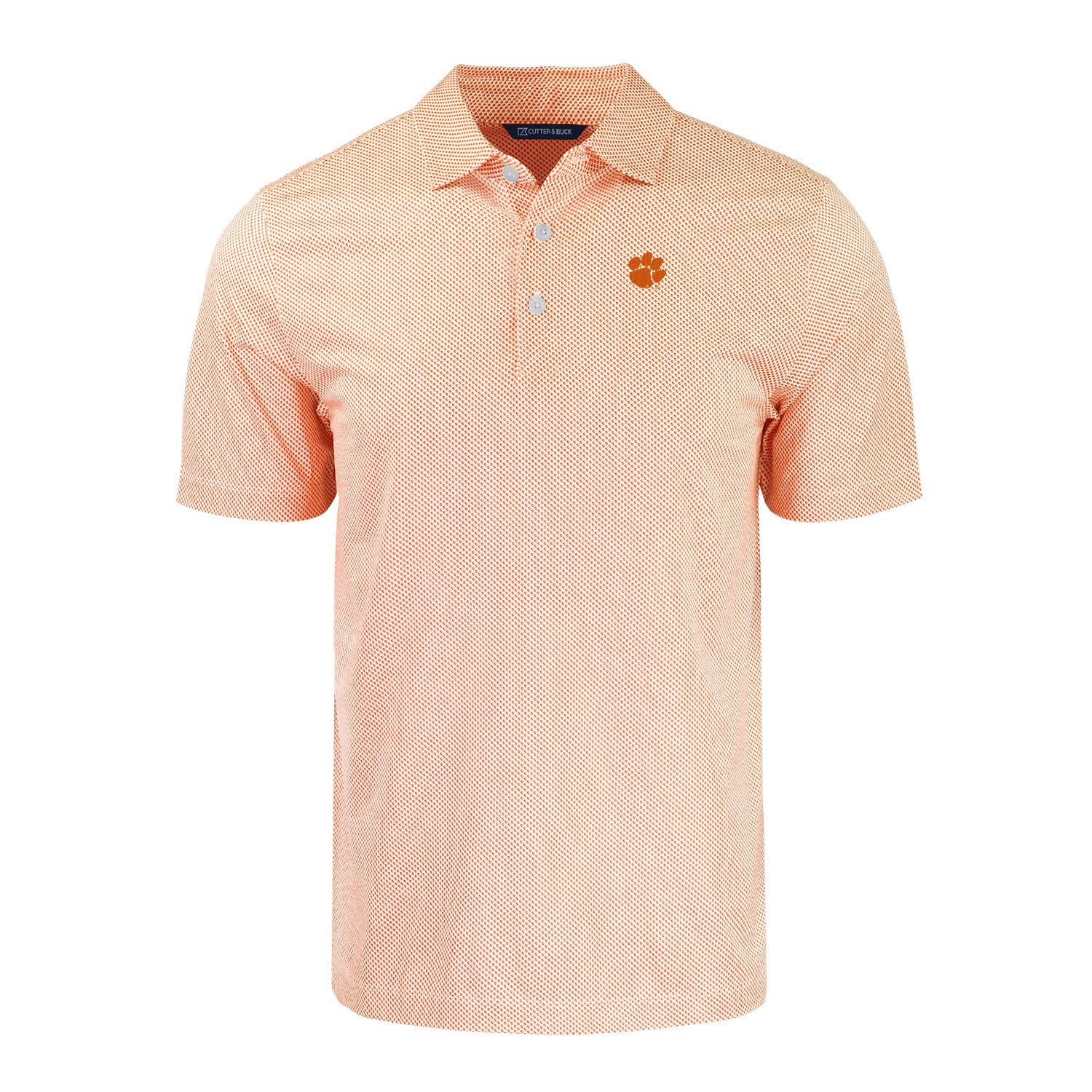 CLEMSON TIGERS ORANGE AND WHITE DOT POLO