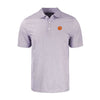 CLEMSON TIGERS PURPLE C&amp;B POLO WITH PAW