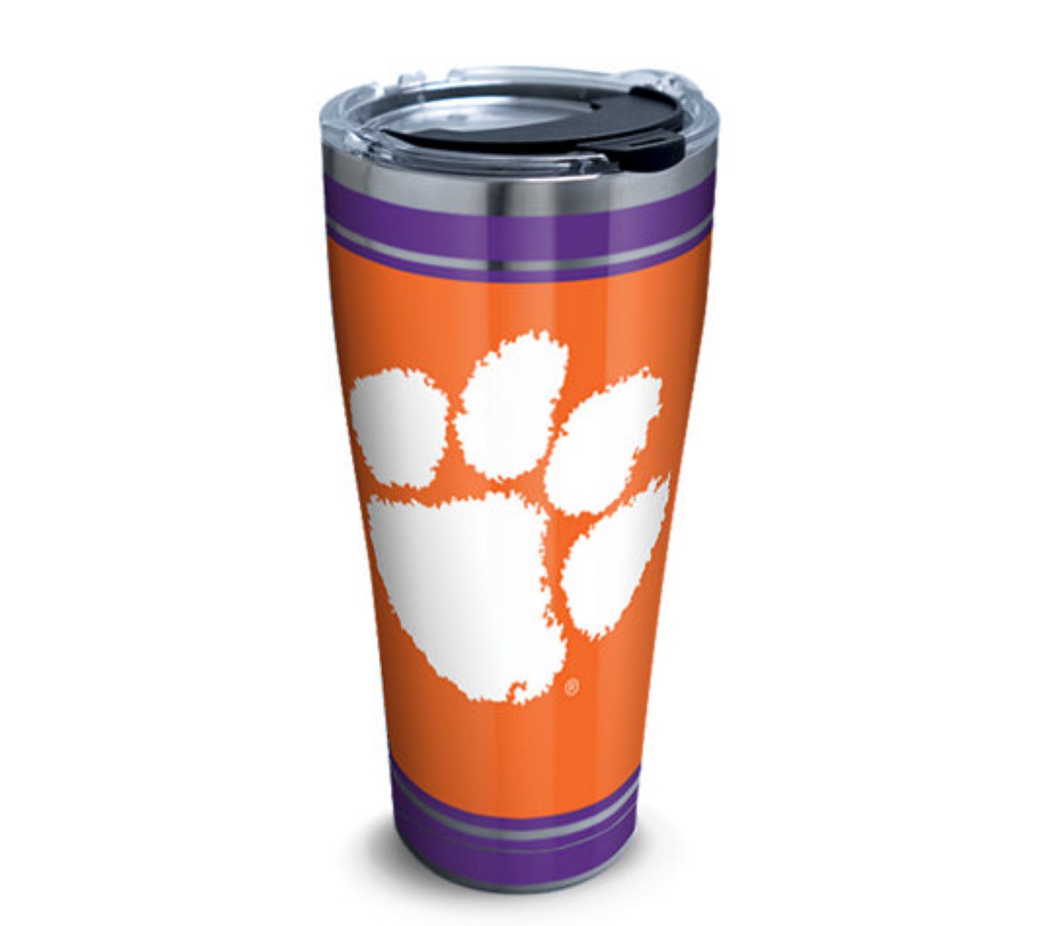30oz Clemson Campus Stainless Steel Tervis Tumbler with Lid