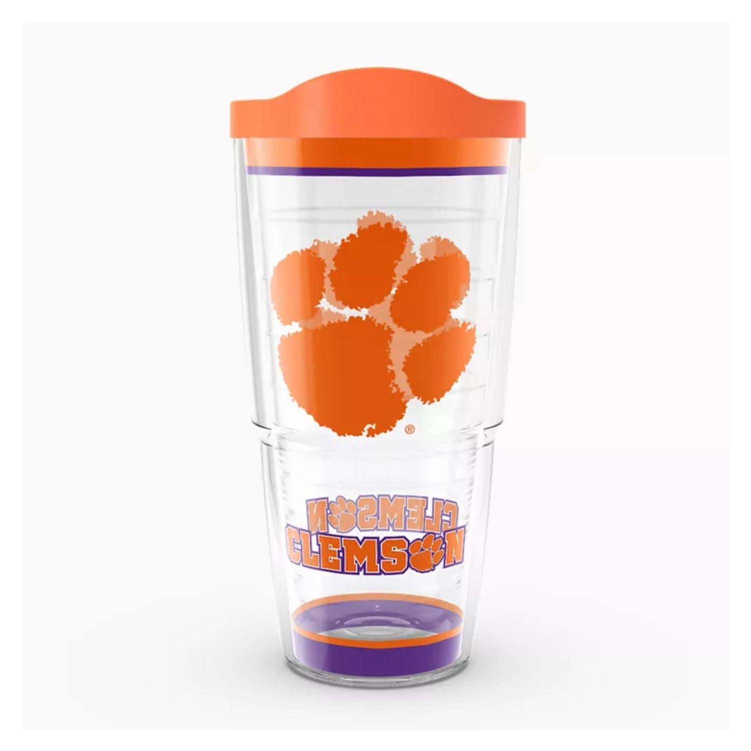 CLEMSON TIGERS 24OZ TRADITION TERVIS TUMBLER WITH LID