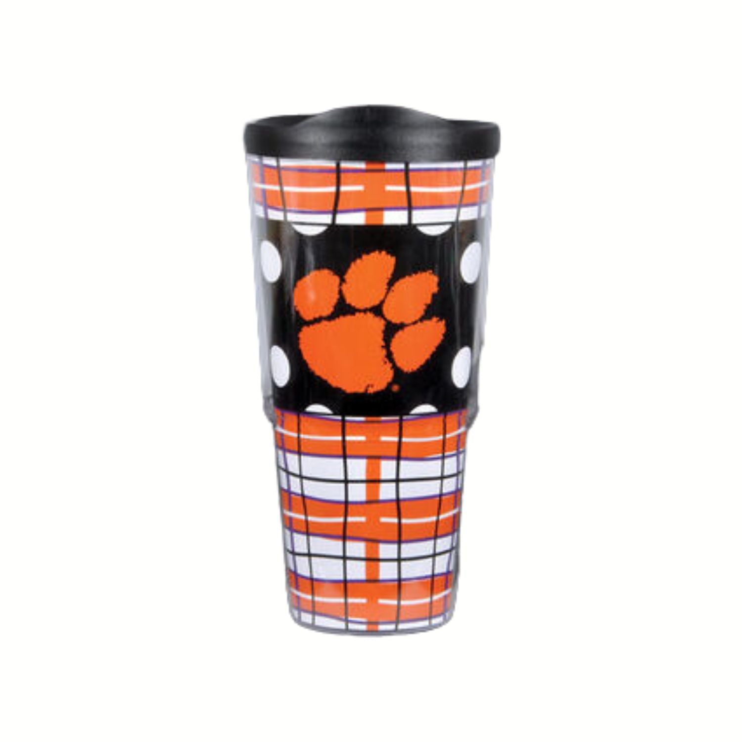 CLEMSON TIGERS 24OZ TUMBLER WITH LID
