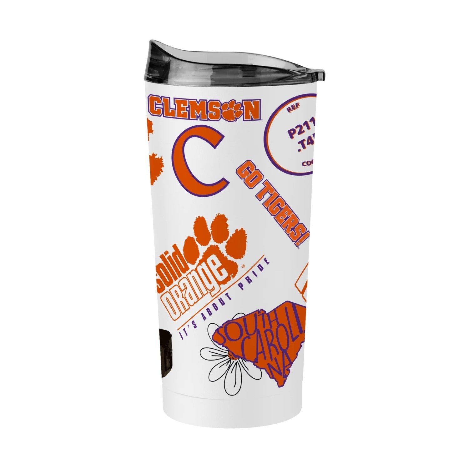 CLEMSON TIGERS 20OZ NATIVE POWDERCOAT TUMBLER