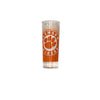 CLEMSON TIGERS ORANGE DOT TALL SHOT GLASS