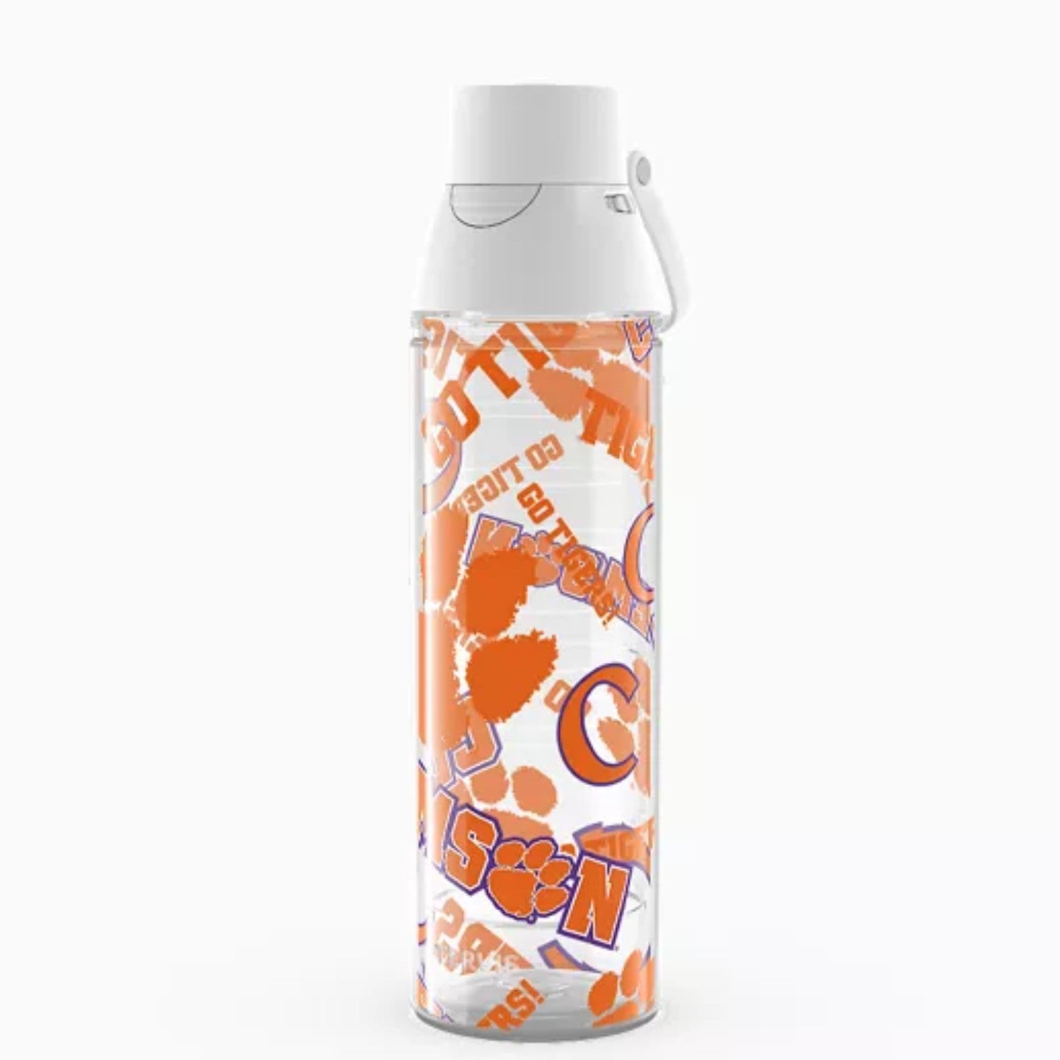 CLEMSON TIGERS ALLOVER WATER BOTTLE