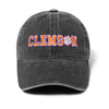 CLEMSON TIGERS CLEMSON WITH PAW PONYFLO LADIES HAT