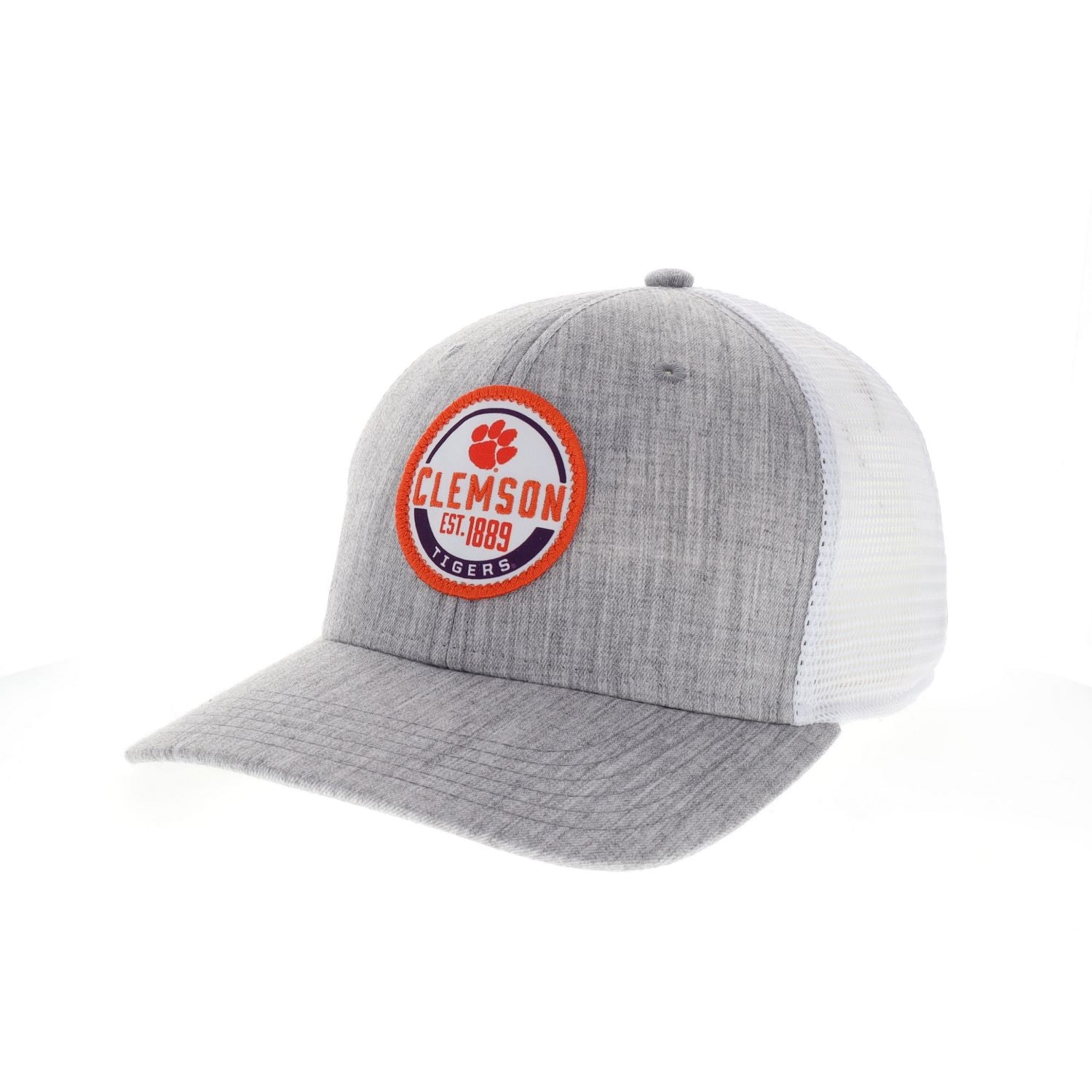 GRAY CLEMSON TIGERS MID-PRO LEGACY SNAPBACK