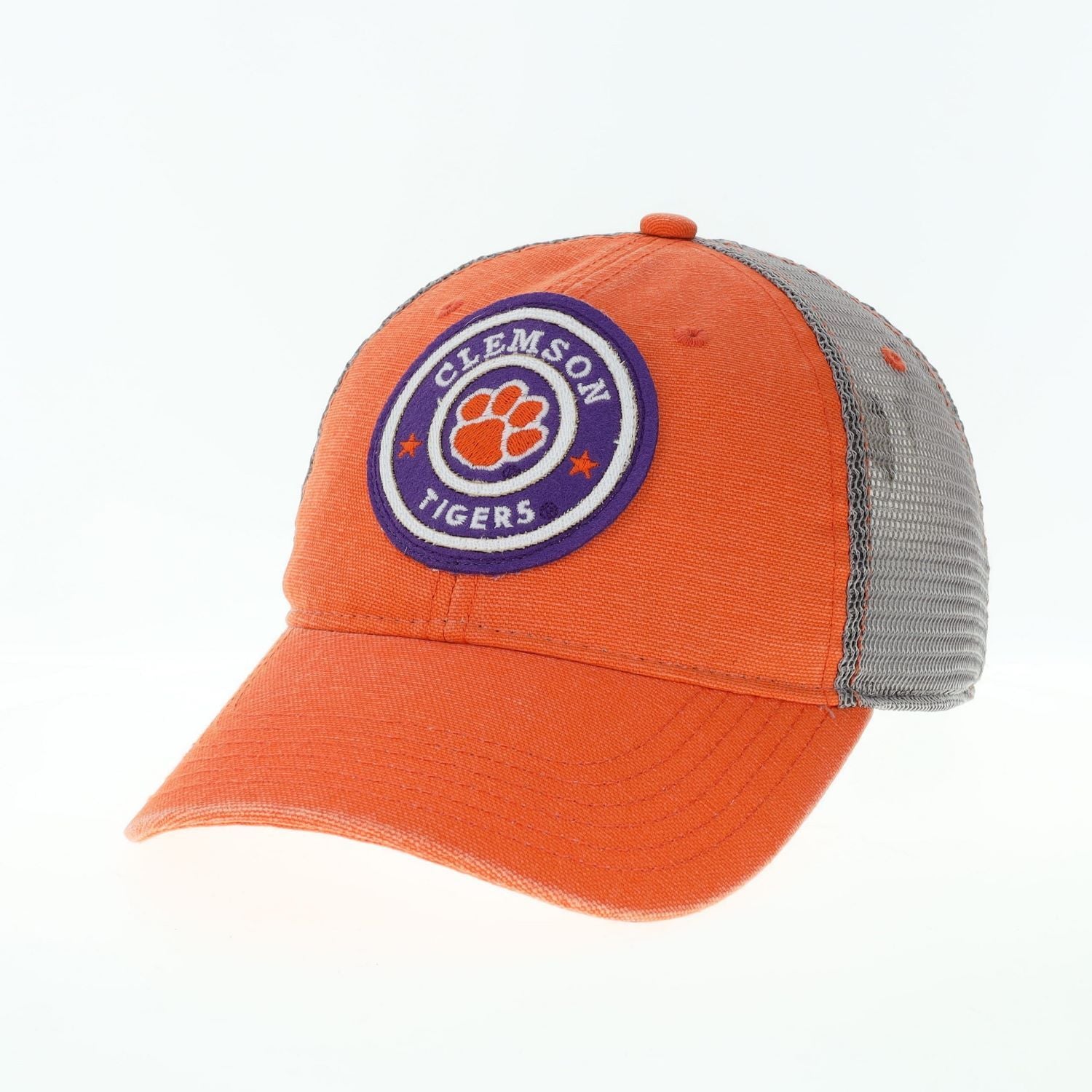ORANGE AND GRAY CLEMSON TIGERS DASHBOARD TRUCKER LEGACY HAT