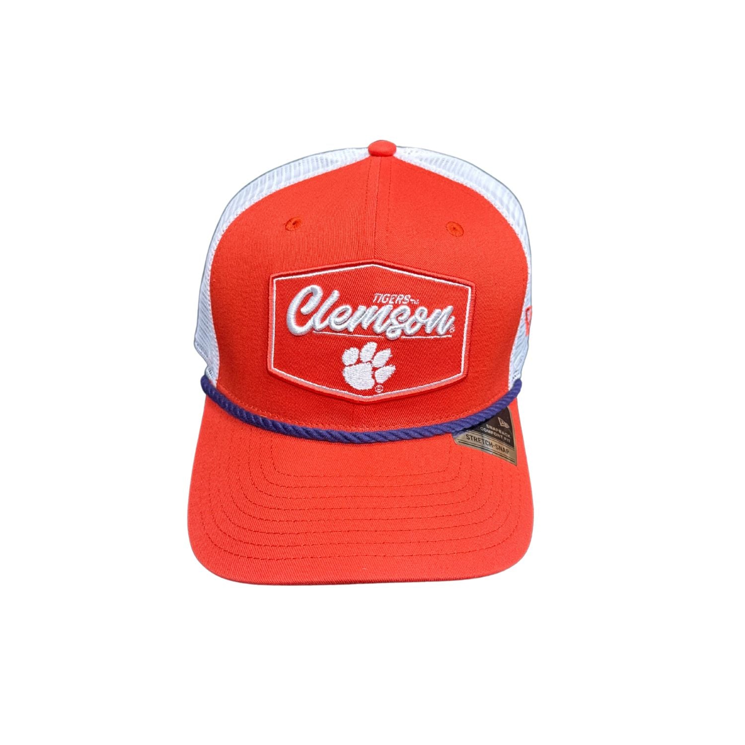 CLEMSON TIGERS ORANGE WITH PAW ROPE HAT
