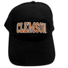 CLEMSON TIGERS BLACK ARCH HAT