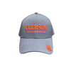 CLEMSON TIGERS DARK GRAY UNIVERSITY WITH PAW HAT