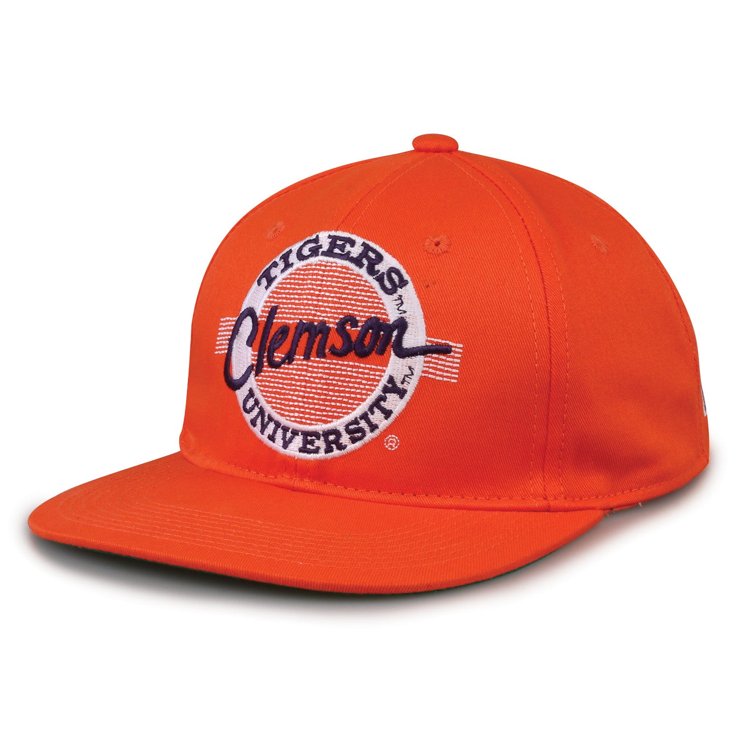 CLEMSON TIGERS ORANGE CIRCLE THROWBACK HAT