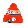 CLEMSON TIGERS ORANGE KNIT BEANIE