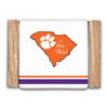 Clemson University &quot;All Y&#39;all&quot; Sriped Coaster Set