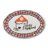 Clemson 18x12 Tailgates &amp; Touchdowns Oval Tray