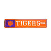 CLEMSON TIGERS ORANGE TIGERS STREET SIGN