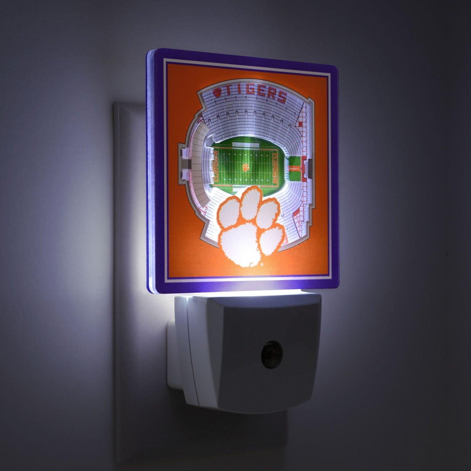CLEMSON TIGERS 3D STADIUM NIGHT LIGHT
