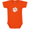 CLEMSON TIGERS ORANGE WITH PAW ONESIE