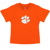 CLEMSON TIGERS ORANGE WITH PAW INFANT TEE