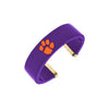 CLEMSON TIGERS RESIN PAW CUFF BRACELET