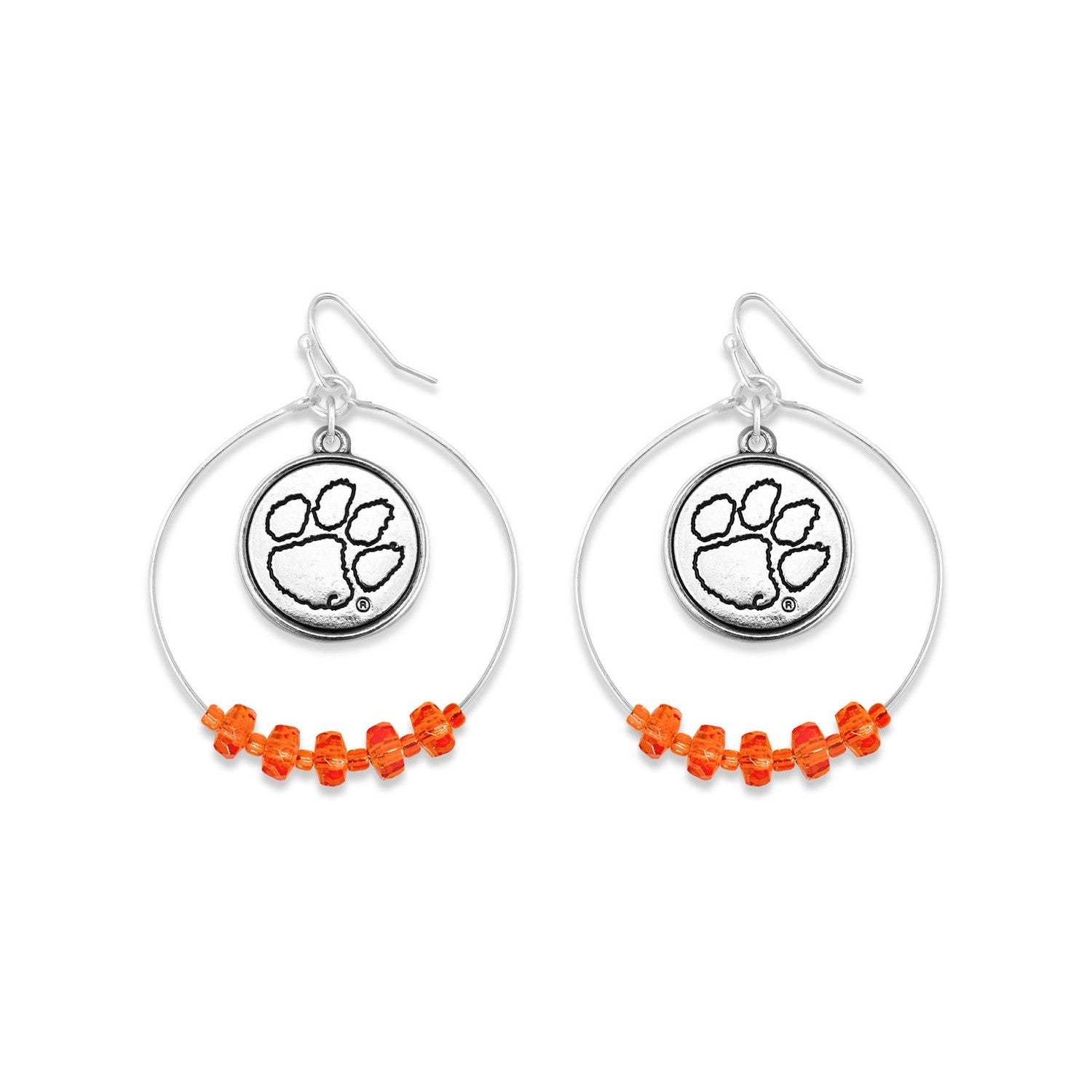 CLEMSON TIGERS CHLOE EARRINGS