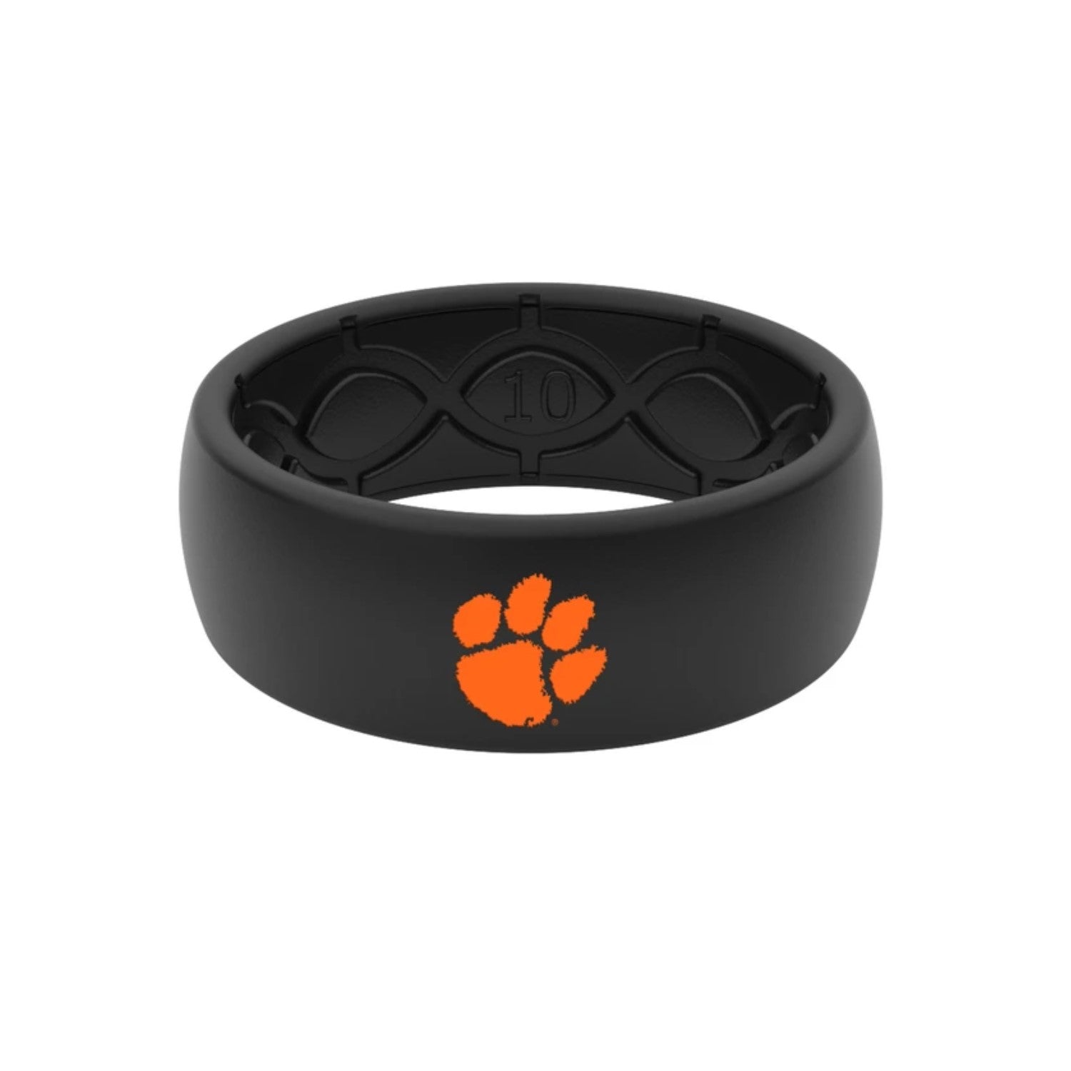 MEN'S ORANGE PAW GROOVE LIFE SILICONE BAND