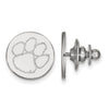 CLEMSON TIGERS STERLING SILVER LAPEL PIN