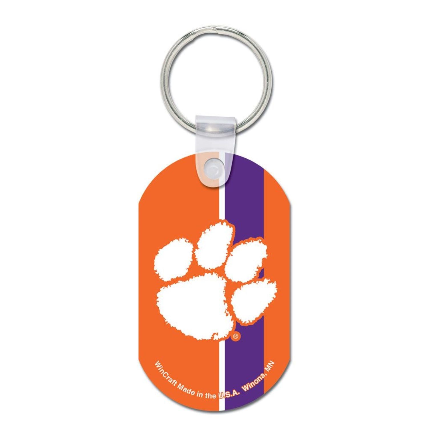 Clemson Tigers Metal Keychain