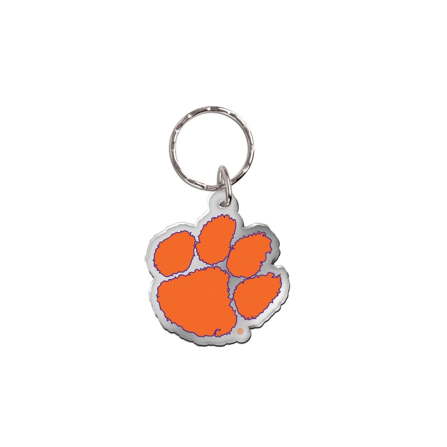 Clemson Tigers Paw Keychain