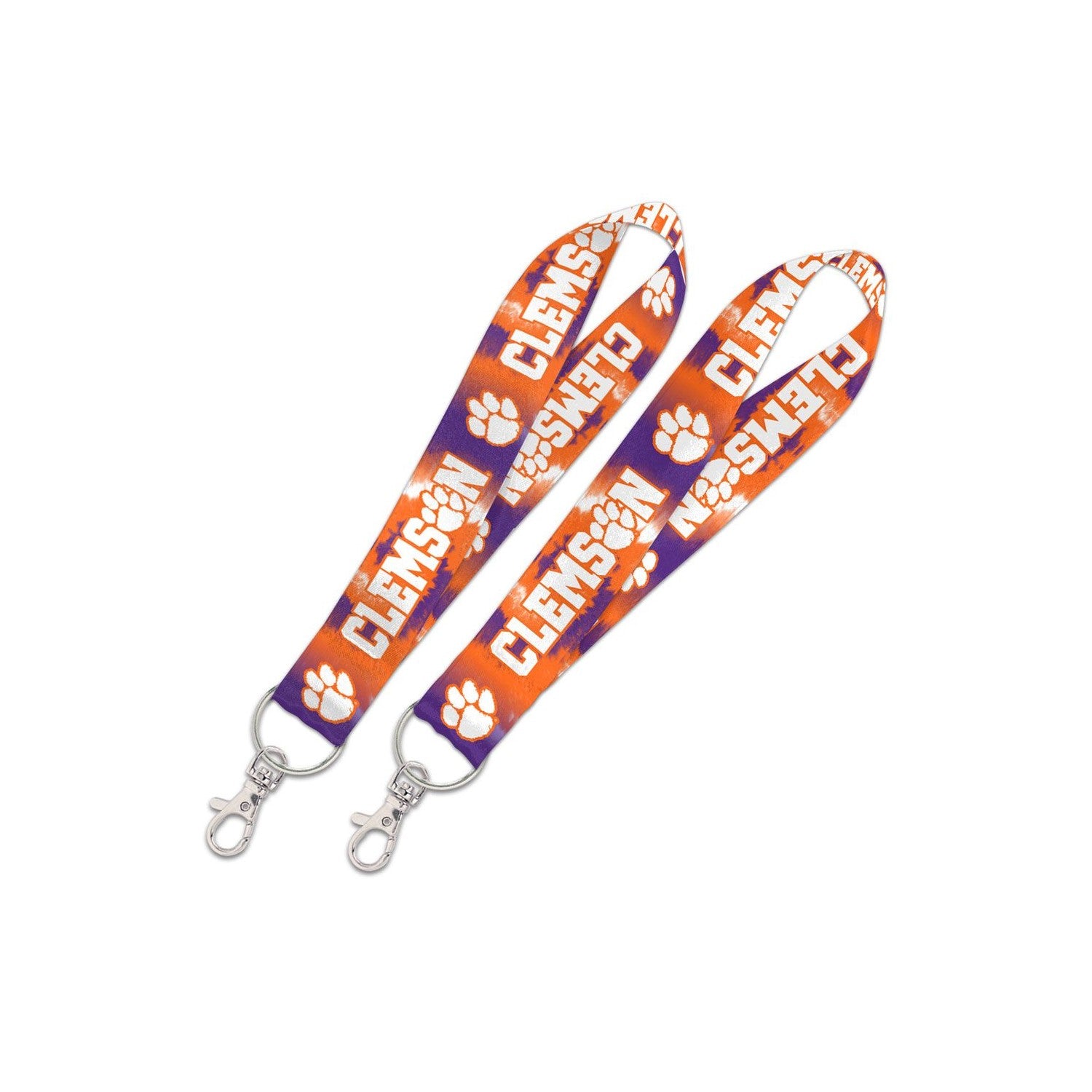 CLEMSON TIE DYE LANYARD