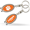 CLEMSON TIGERS ORANGE ALUMNI SPINNER KEYCHAIN