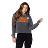 GRAY CLEMSON TIGERS CROPPED CAMPUS HOOD