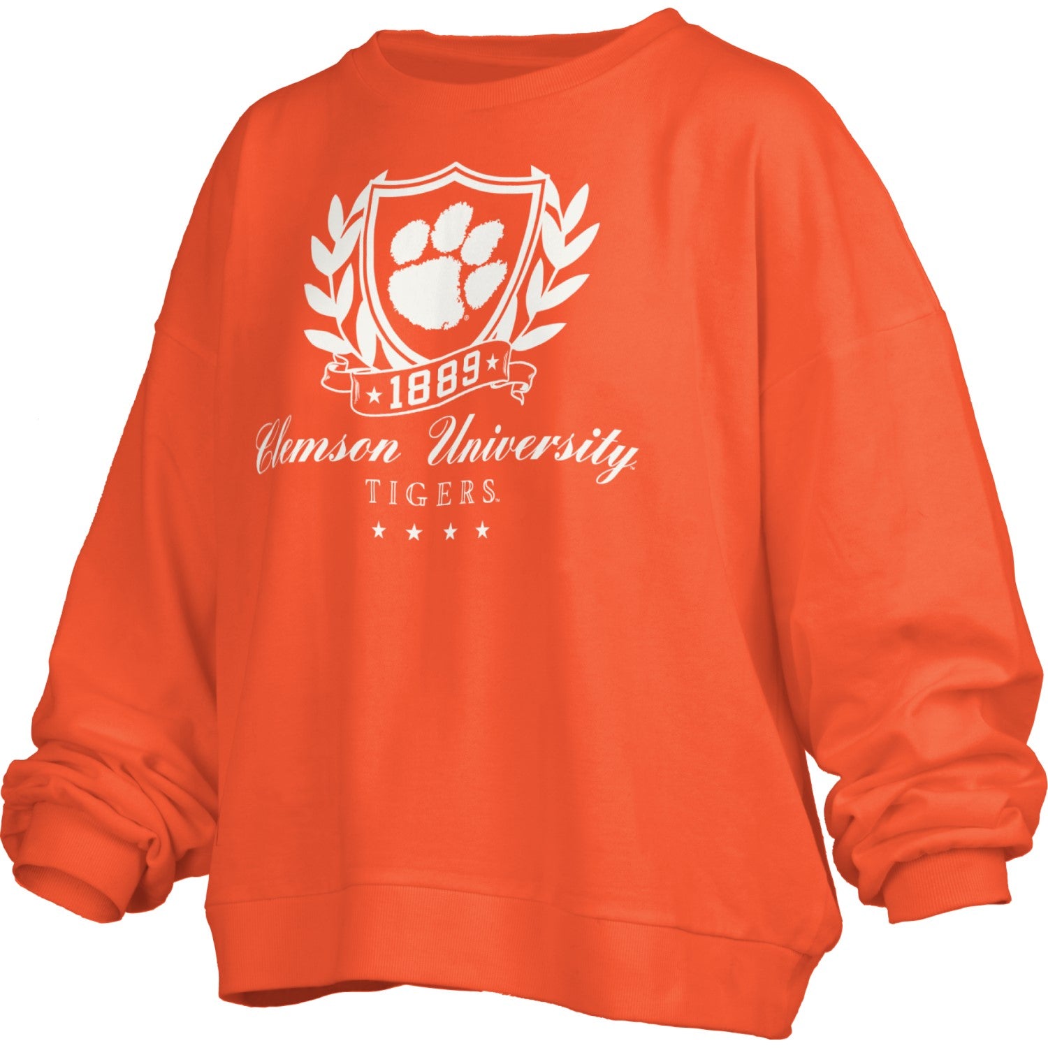 CLEMSON TIGERS ORANGE BIG AUG JANISE CREW