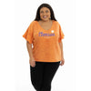 ORANGE CLEMSON TIGERS DAISEY TEE